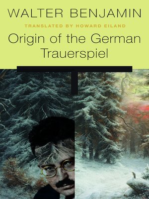 cover image of Origin of the German Trauerspiel